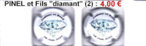 Muselets PINEL & FILS "diamant" série de 2 capsules