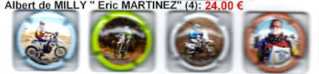 Muselets Albert DE MILLY "Martinez" série de 4 capsules