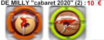 Muselets DE MILLY ALBERT "Cabaret 2020" série de 2 capsules