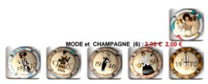 capsule champagne Générique MODE ET CHAMPAGNE par jean pierre