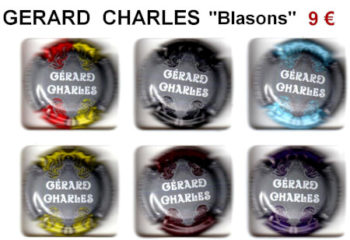 capsules de champagne propriétaire GERARD CHARLES "BLASONS