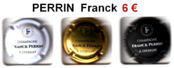 Série de capsules de champagne propriétaire PERRIN FRANK