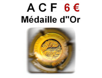 capsule de champagne ACF medaille d or