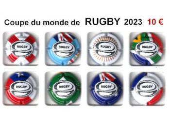 capsules de champagne serie rugby coupe du monde 2023