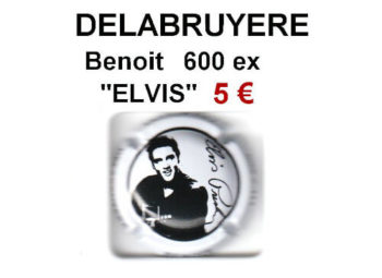 capsules de champagne 'Elvis" 600 exemplaires delabruyere