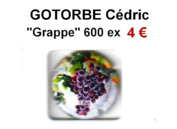 Capsule de champagne goutorbe grappes 600 exemplaires