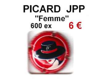 PICARD JPP "Femme" 600 exemplaires capsules de champagne