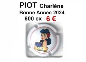 capsule de champagne piot charlene bonne annee 2024