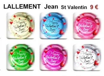 série de capsules de champagne LALLEMENT saint Valentin par jpcapsules pour tous les collectionneurs