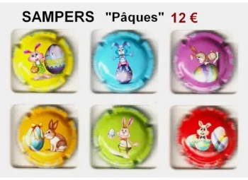 capsules de champagne sampers paques