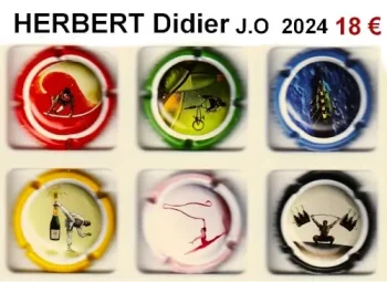 jeux olympiques 2024capsules de champagne d HERBERT Didier