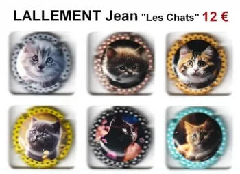 LALLEMENT Jean "les Chats" capsules de champagne