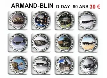 capsules armand blin d-day 80a sn de champagne