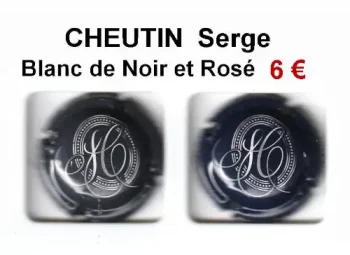 capsules de champagne cheutin serge blanc de noir et rosé