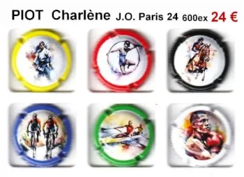 serie de capsules de champagne jeux olympique de paris 2024 par PIOT CHARLENE