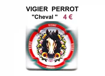 Capsule de champagne 1 Muselet de champagne VIGIER PERROT "Cheval"