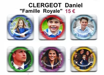 série de capsules de champagne proprietaire par jpcapsules CLERGEOT DANIEL "Famille Royale"