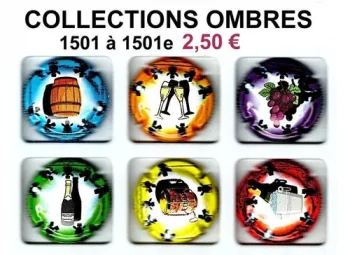 série de capsules de champagne générique par jpcapsules Collections Ombres
