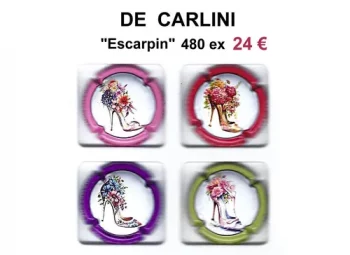 série de capsules de champagne proprietaire par jpcapsules DE CARLINI "Escarpin"