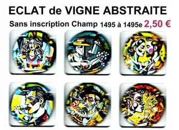 série de capsules de champagne générique par jpcapsules Eclat de Vigne Abstraite