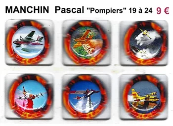 série de capsules de champagne proprietaire par jpcapsules MANCHIN PASCAL "Pompiers"