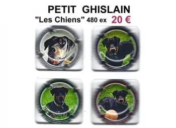 série de capsules de champagne proprietaire par jpcapsules PETIT GHISLAIN "Les Chiens"