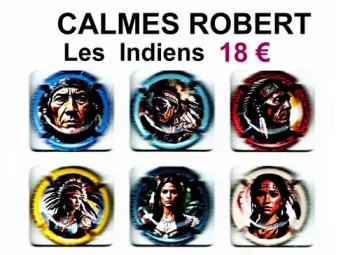série de capsules de champagne propriétaire par jpcapsules CALMES ROBERT "Les Indiens"