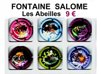 série de capsules de champagne propriétaire par jpcapsules FONTAINE SALOME "Les Abeilles"