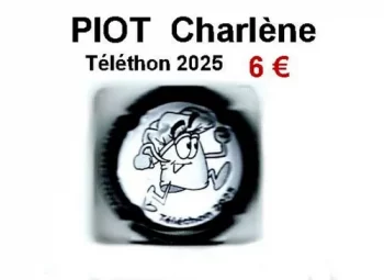 une capsule de champagne proprietaire par jpcapsules PIOT CHARLENE "Téléthon 2025"