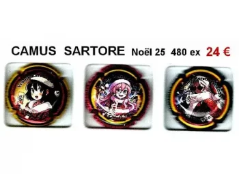 série de 3 capsules de champagne propriétaire par jpcapsules