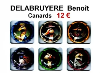 série de capsules de champagne DELABRUYERE Benoît