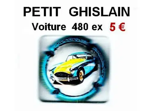 une capsule de champagne proprietaire par jpcapsules PETIT GHISLAIN " Voiture" - 480 tirages