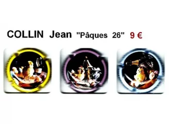 série de capsules de champagne propriétaire par jpcapsules COLLIN Jean "Pâques 2026"