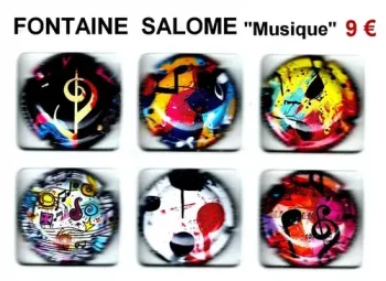 série de capsules de champagne propriétaire par jpcapsules FONTAINE Salomé "Musique"