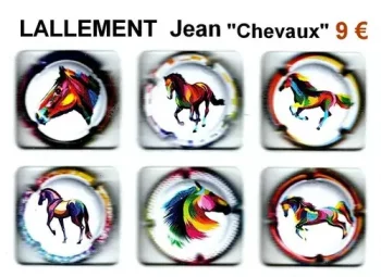 série de capsules de champagne propriétaire par jpcapsules LALLEMENT Jean "Chevaux"