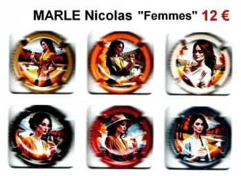 série de capsules de champagne propriétaire par jpcapsules MARLE Nicolas "Femmes"