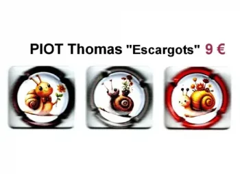 série de capsules de champagne propriétaire par jpcapsules PIOT Thomas "Escargots"