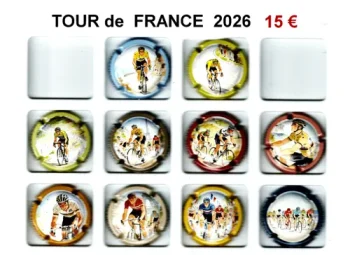 Série de capsules de champagne génériques
