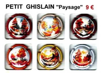 série de capsules de champagne propriétaire par jpcapsules PETIT GHISLAIN "Paysages"