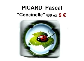 série de capsules de champagne propriétaire par jpcapsules PICARD PASCAL "coccinelle"
