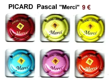 série de capsules de champagne propriétaire par jpcapsules picard pascal merci
