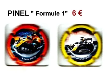 série de capsules de champagne propriétaire par jpcapsules PINEL "Formule 1"