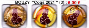 Série Propriétaire BOUZY "Coqs 2021"