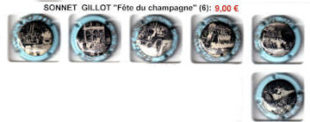 capsule champagne Propriétaire SONNET GILLOT par jean pierre