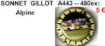 Série Propriétaire SONNET GILLOT ALPINE A443