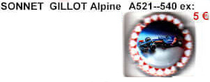 Série Propriétaire SONNET GILLOT ALPINE A521
