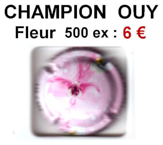 CAPSULE DE CHAMPAGNE CHAMPION OUY "Fleurs"