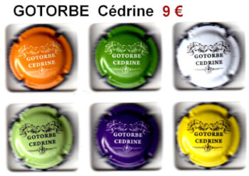 capsules de champagne propriétaire GOTORBE CEDRINE