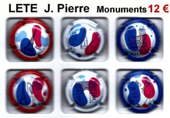 Série de capsules de champagne proprietaire LETE JP "Monuments" jpcapsules