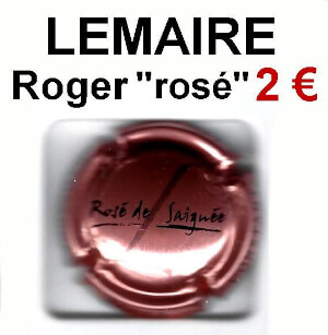 Muselets Capsules de champagne proprietaires LE MAIRE ROGER jpcapsules
